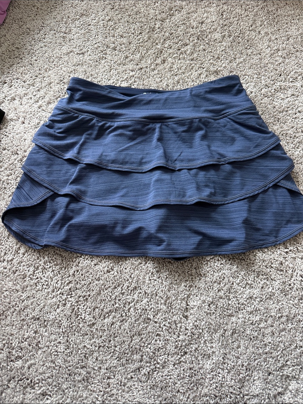Ideology Tiered Navy Blue Women's Skirt
